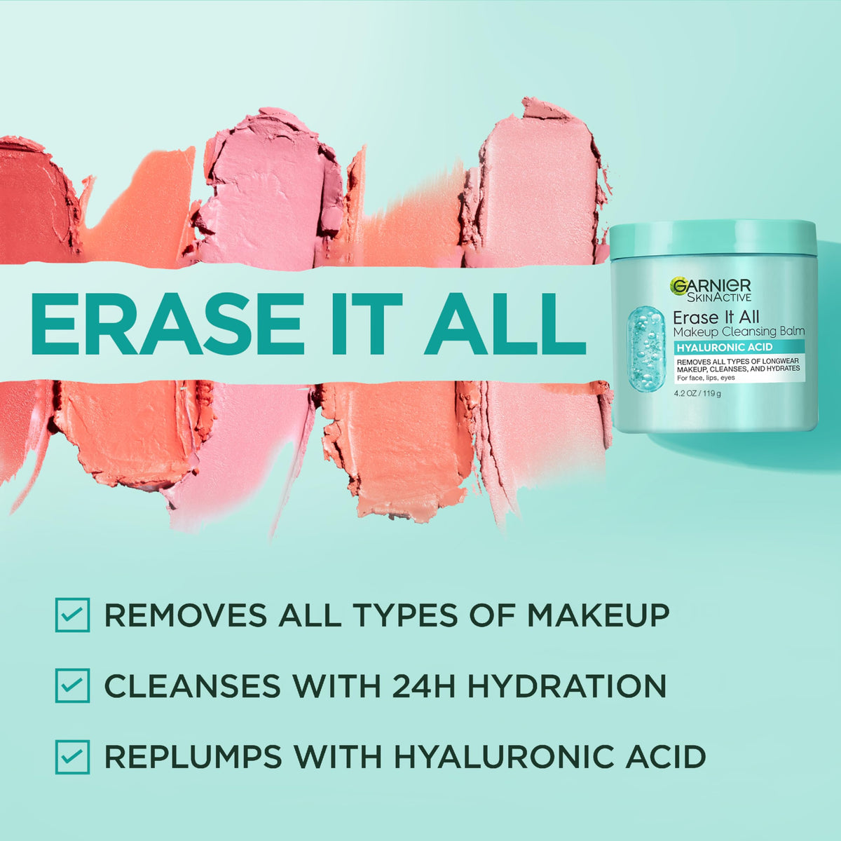 Garnier applied as a 10-minute mask on clean skin for hydration