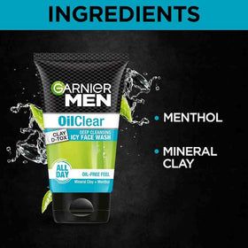 Garnier close-up of mud-like texture highlighting oil-absorbing clay action