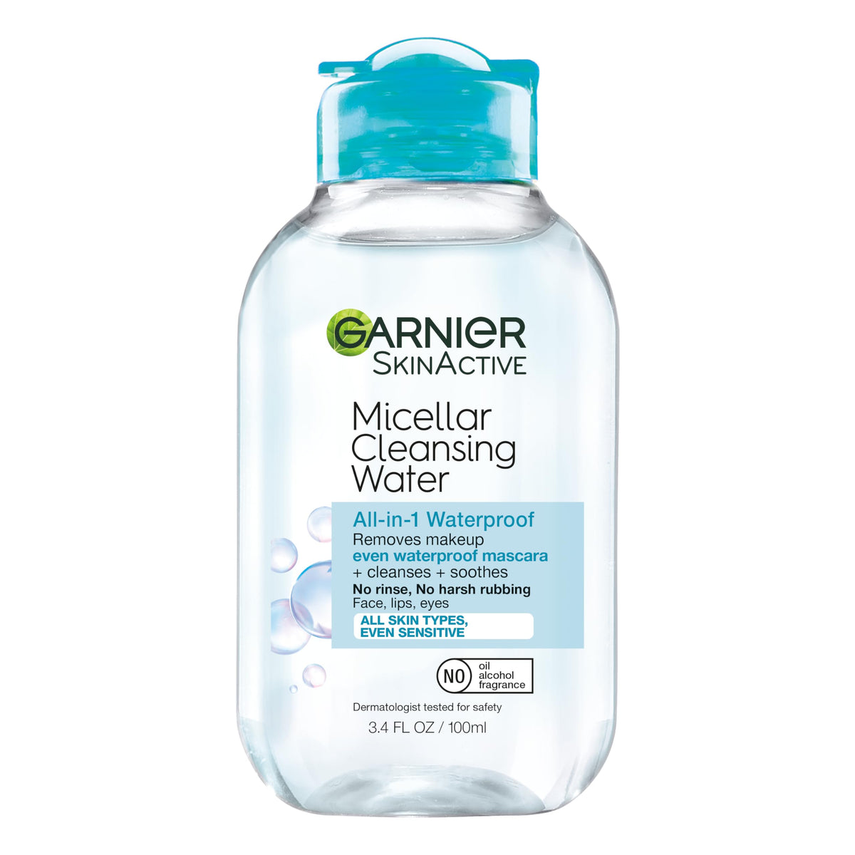 Garnier removing waterproof eye makeup demonstrating effective makeup removal