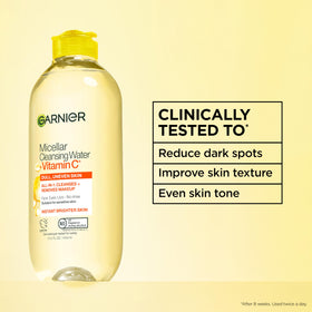 Garnier close-up cap demonstrating easy dispensing and controlled pour
