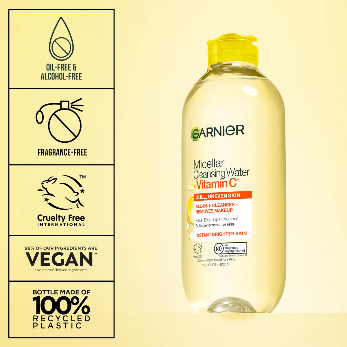 Garnier two bottles in pack illustrating value and refill convenience