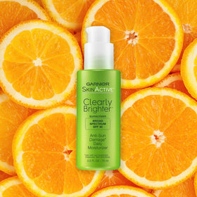 Garnier moisturizer being applied on hand demonstrating lightweight hydration