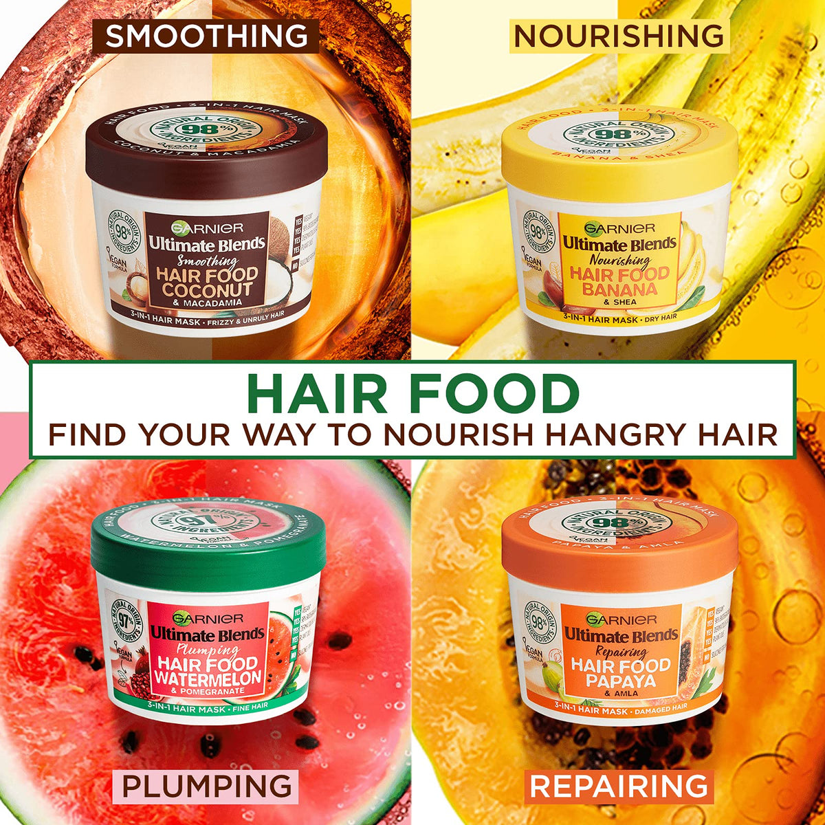 Garnier texture close-up revealing melting cream for quick absorption benefit