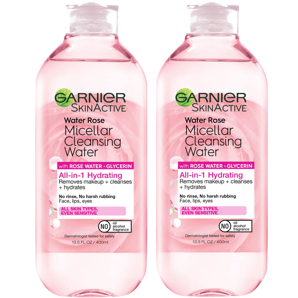Garnier front packaging showing bottle and product benefits