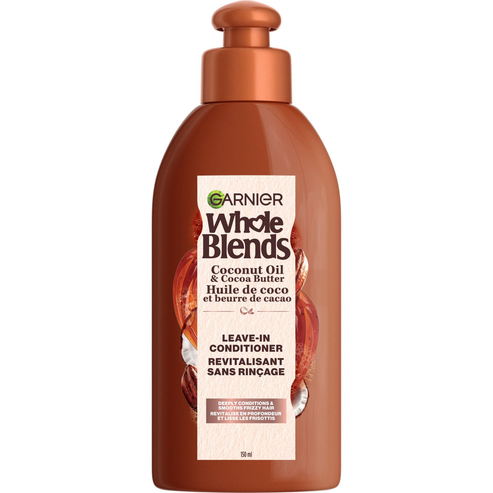 Garnier Whole Blends front packaging showing bottle and branding for clarity