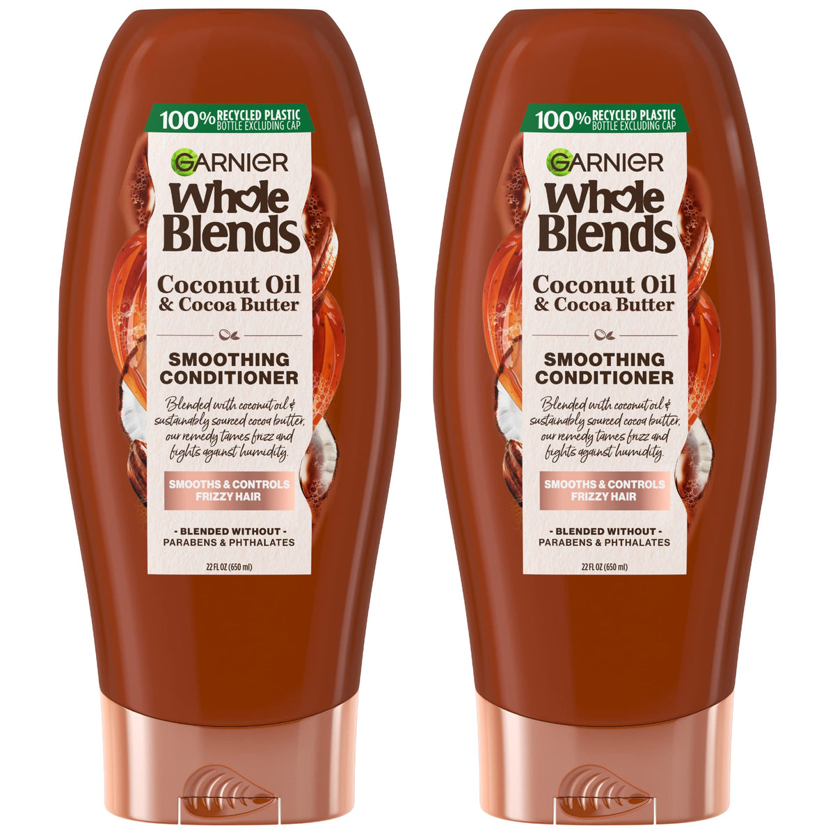 Garnier Whole Blends front packaging showing product and benefits