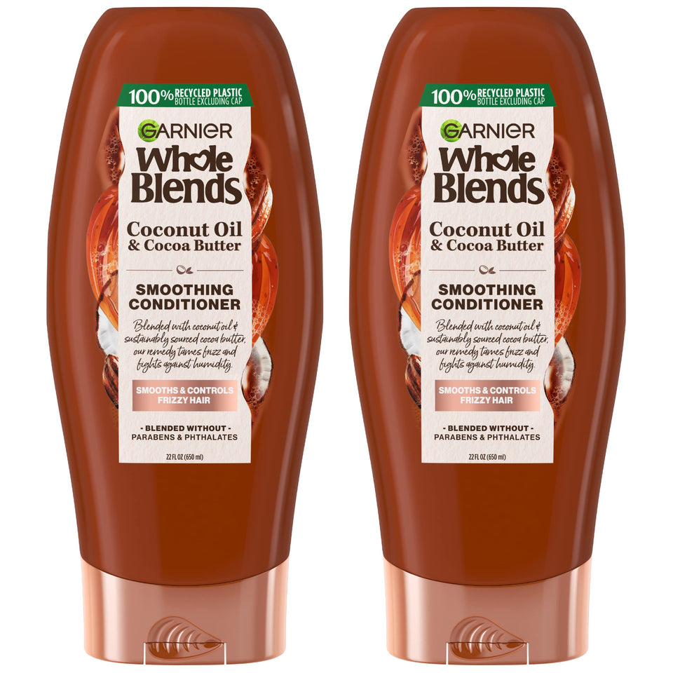 Garnier Whole Blends front packaging showing product and benefits
