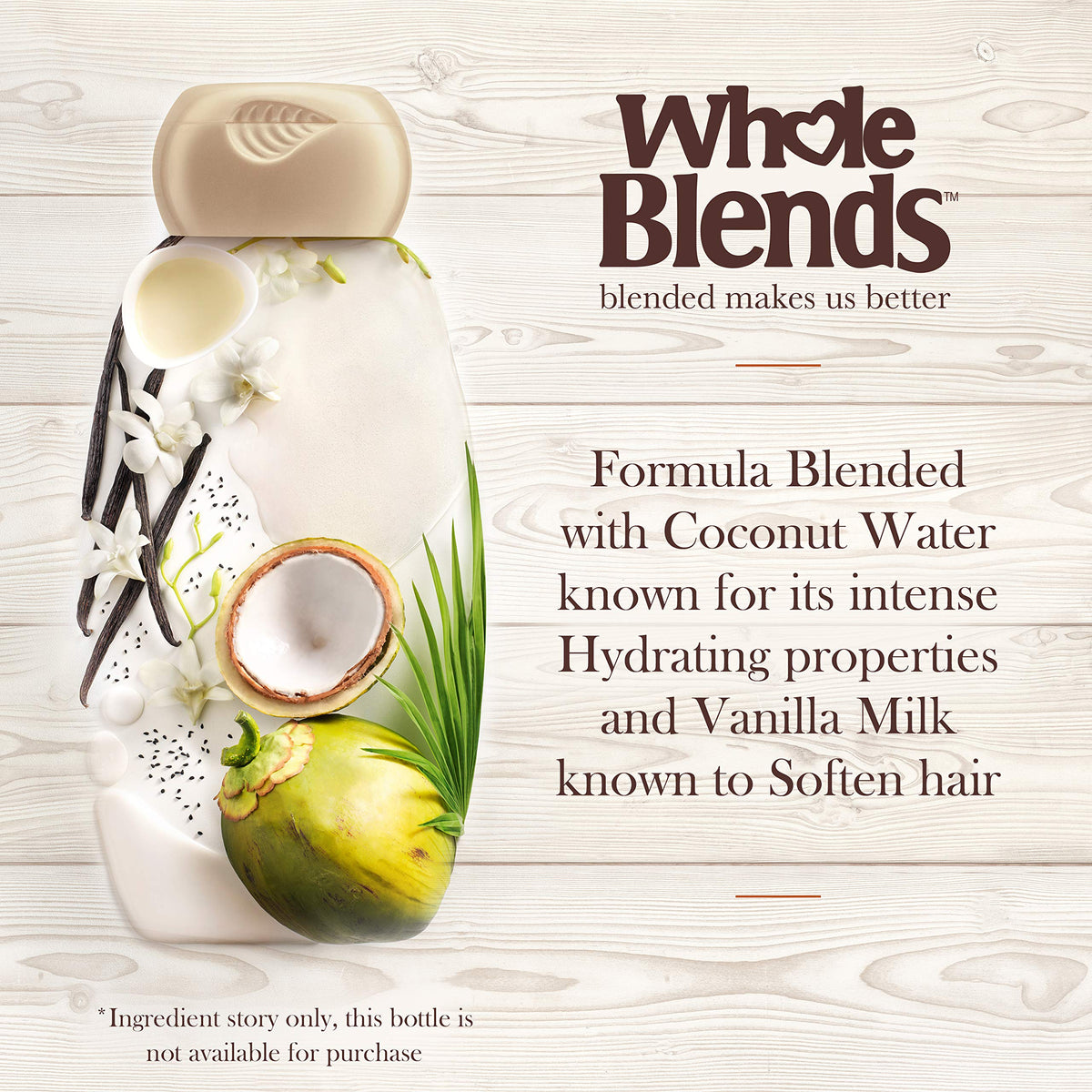 garnier Whole Blends conditioner applied in shower, reveals gentle daily use and softness