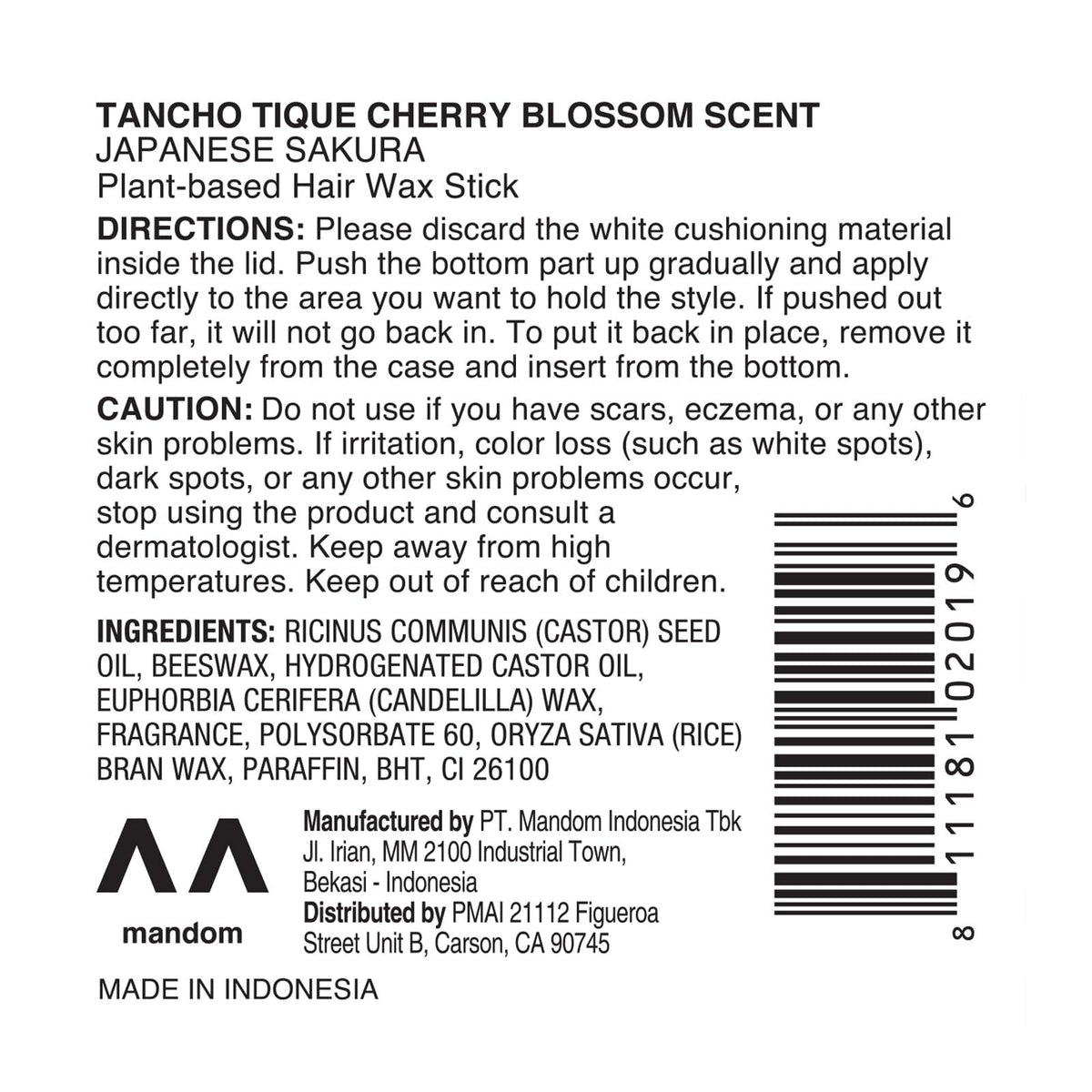 Gatsby Tancho with cherry blossoms representing delicate fresh fragrance