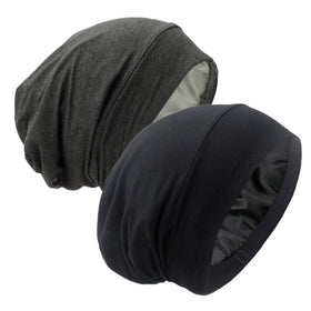 gb selected front view beanie showing stylish exterior and secure fit benefit