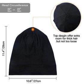 GB Selected flat-lay with scale to show bonnet size and coverage benefit