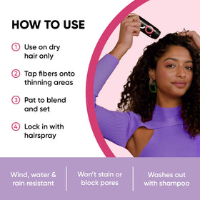 Get Back Gorgeous before and after showing fuller hair appearance quickly