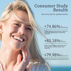 gcdat aloe stick lifestyle beach use showing post-sun cooling relief on skin