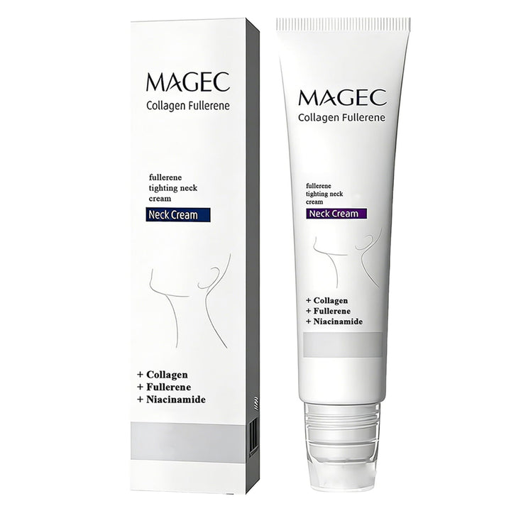 Gcvsdoa front packaging showing Magec Cream Collageno for visible neck lift