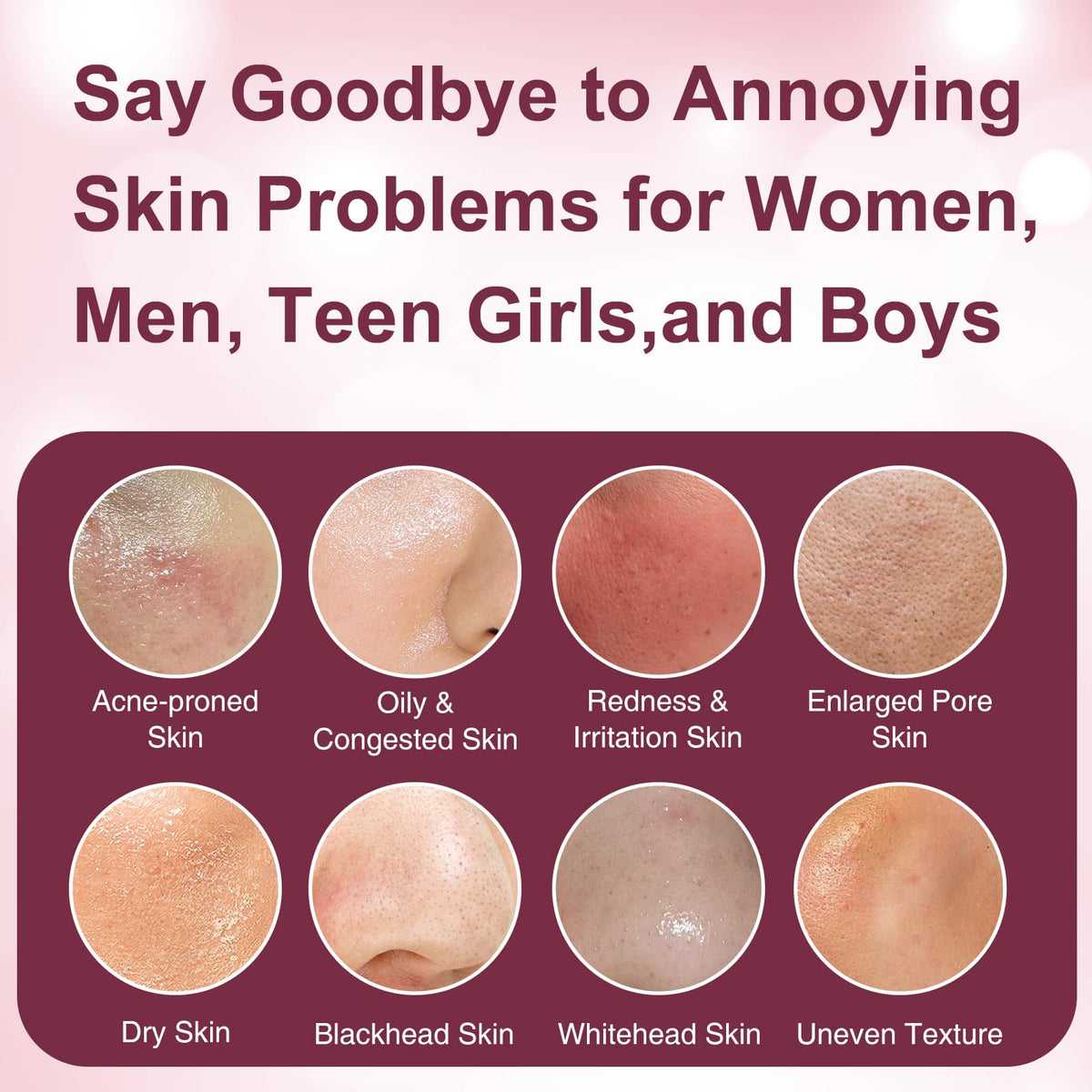 GEBEATY exfoliating scrub close up revealing grains that help clear blackheads