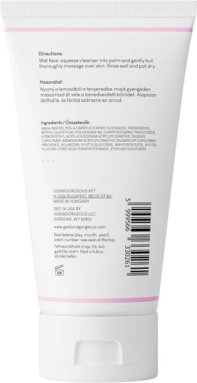 Geek & Gorgeous jelly texture close-up highlighting smooth gel and hydrating feel