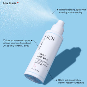 Geek & Gorgeous product label highlighting panthenol and natural moisturizing factors