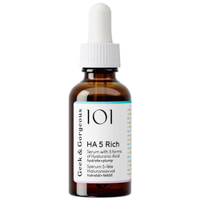 Geek & Gorgeous serum in hand demonstrating easy application and lightweight feel