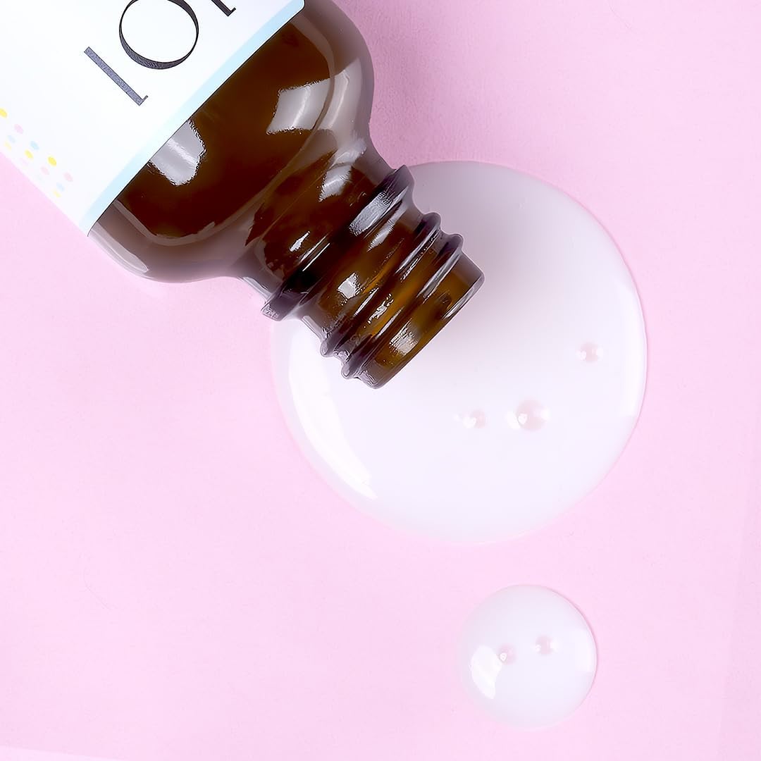 Geek & Gorgeous bottle on bathroom shelf in routine setting suggesting everyday use
