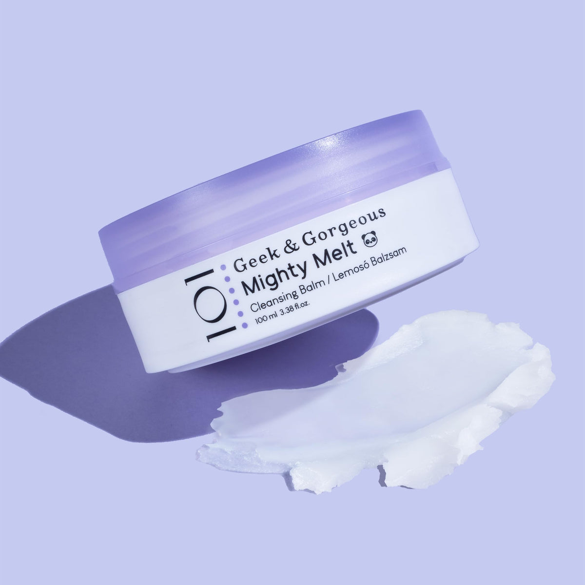 Geek & Gorgeous emulsified balm turning milky for clean rinse benefit