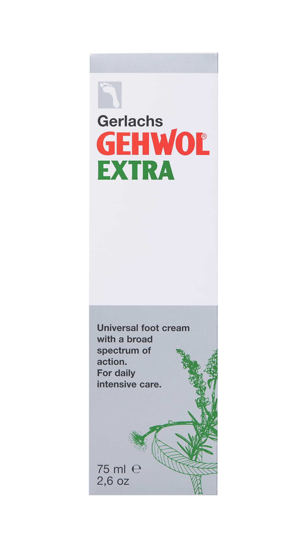 GEHWOL Foot Cream Extra texture close-up showing creamy consistency for deep moisturization