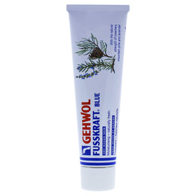 GEHWOL Fusskraft Blue cream texture closeup demonstrating smooth finish and quick absorption