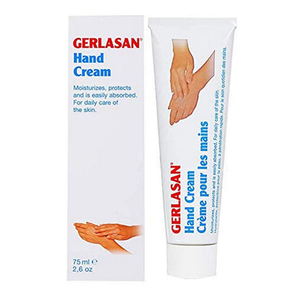 GEHWOL hand cream front tube showing brand and compact size for travel