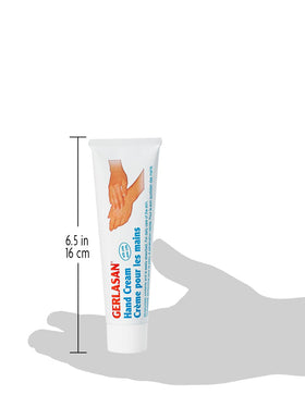 GEHWOL hand cream size and label detail highlighting ingredients and benefits