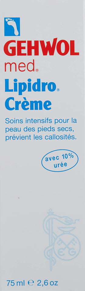 GEHWOL Lipidro Cream texture close-up demonstrating rich consistency and rapid absorption benefit