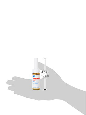 GEHWOL close-up of oil application on cuticle demonstrating moisturizing benefit