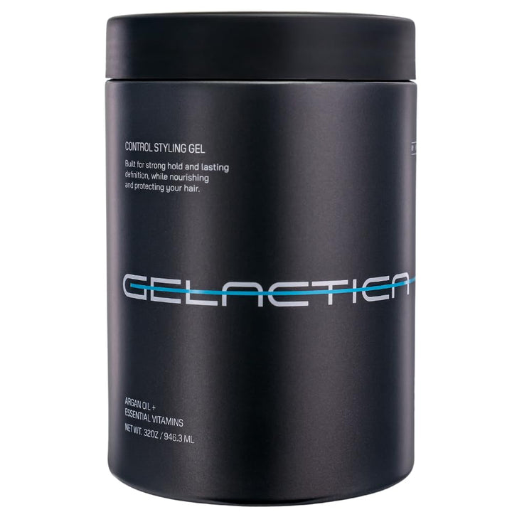 Gelactica front packaging showing strong-hold gel and size benefits