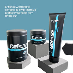 Three Gelactica sizes displayed showing options 8, 18, and 32 ounce