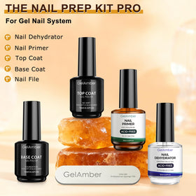 GELAMBER application on a client hand showing professional-looking results and durability