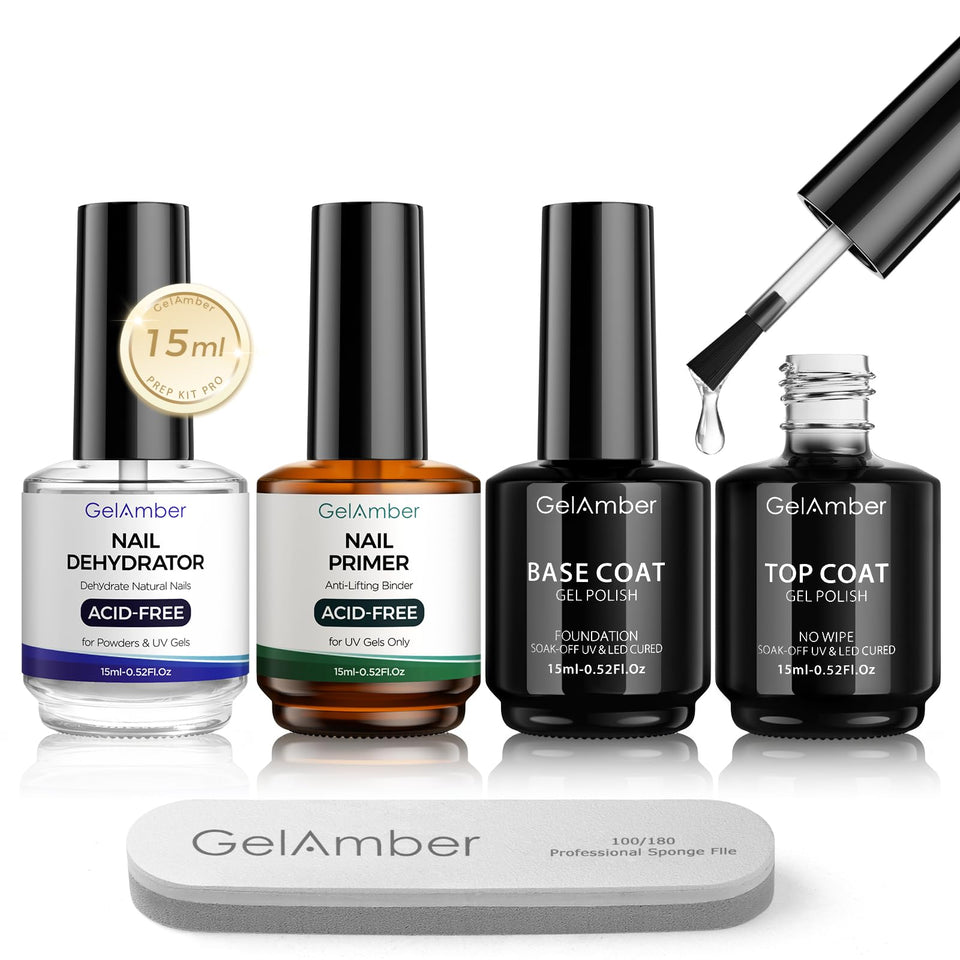 GELAMBER front packaging showing the full 4-piece prep kit for easy identification and gifting
