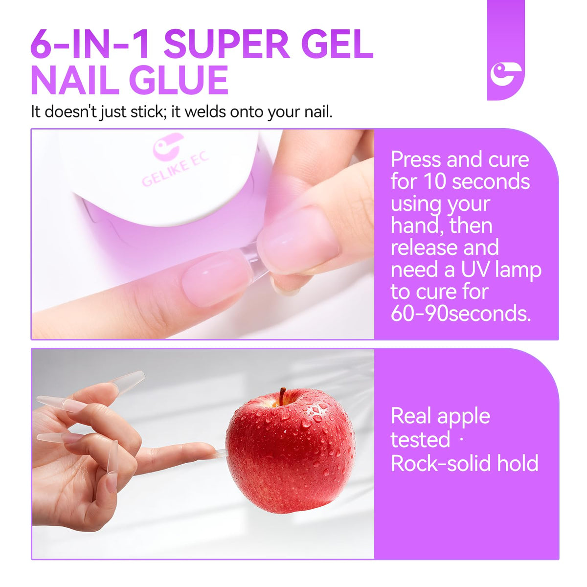 gelike ec brush application closeup demonstrating easy precise placement