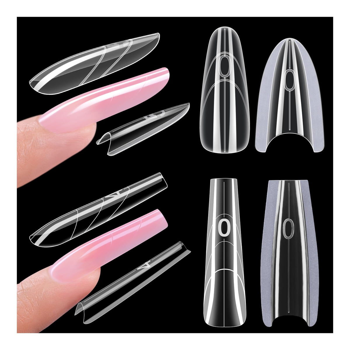 gelike ec front packaging showing dual forms kit and organizer, professional convenience
