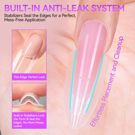 gelike ec clear outer shell detail showing high-clarity curing advantage