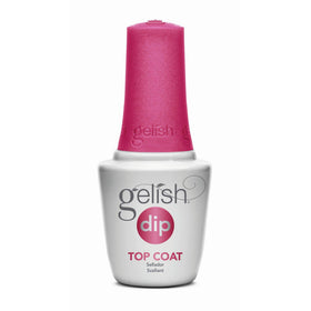 Gelish front packaging showing bottle and label with glossy finish benefit