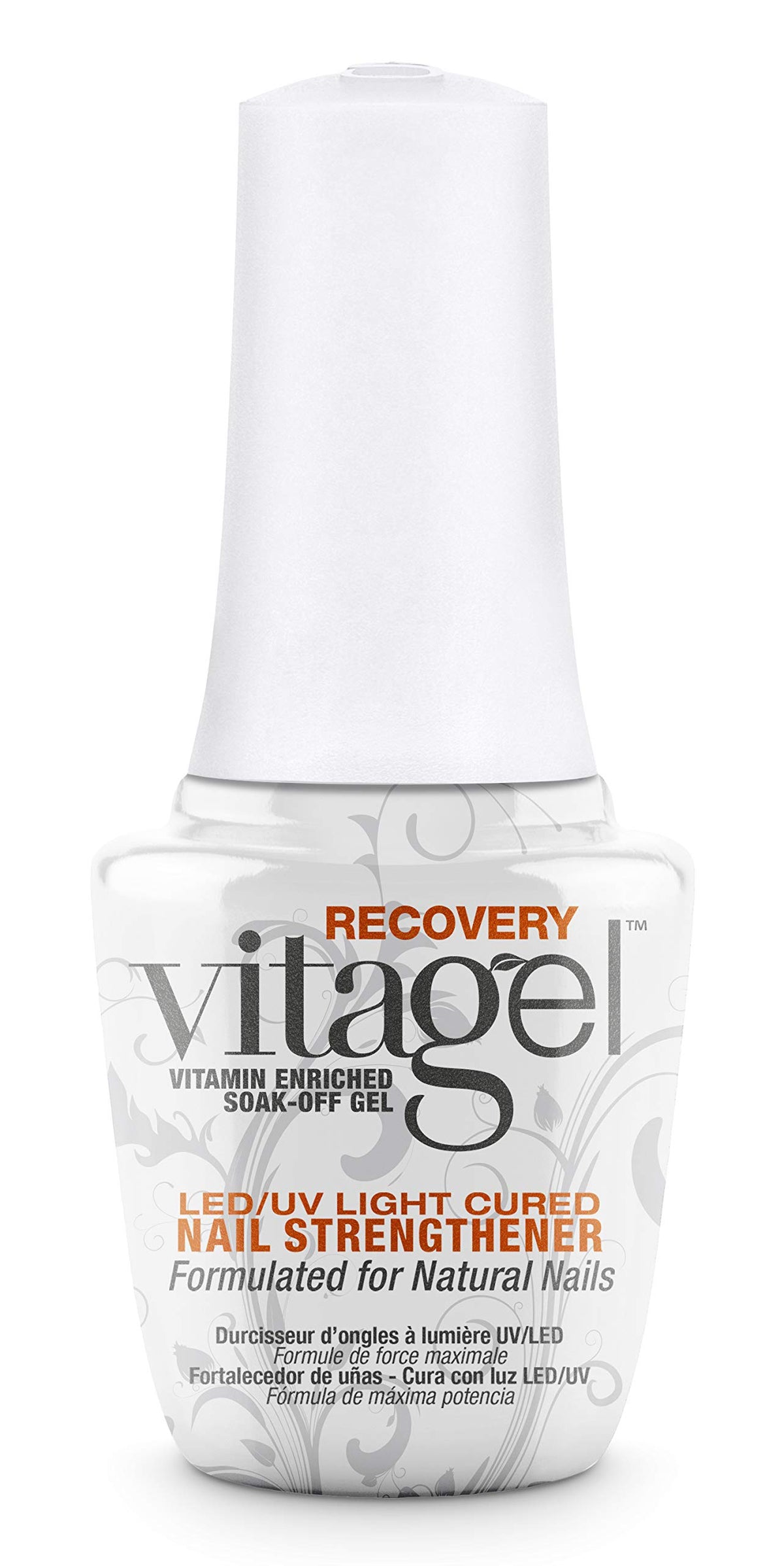Gelish MINI Vitagel Recovery front bottle showing compact travel size and clear label benefit