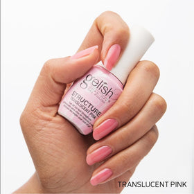 Gelish close-up texture of self-leveling gel showing smooth consistency benefit