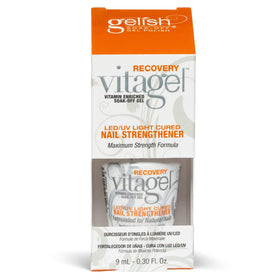 Gelish Vitagel Recovery texture closeup highlighting smooth vitamin‑infused formula for strengthening