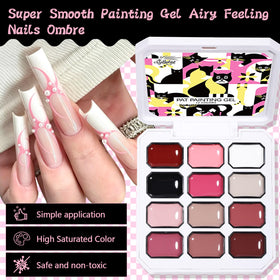 GELLAKTIK nail brush and gel closeup showing creamy texture for smooth application