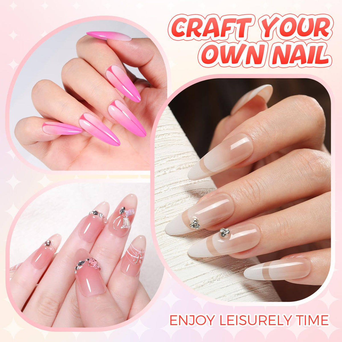 GELLAKTIK gel layered with chrome powder illustrating intense mirror-like shine