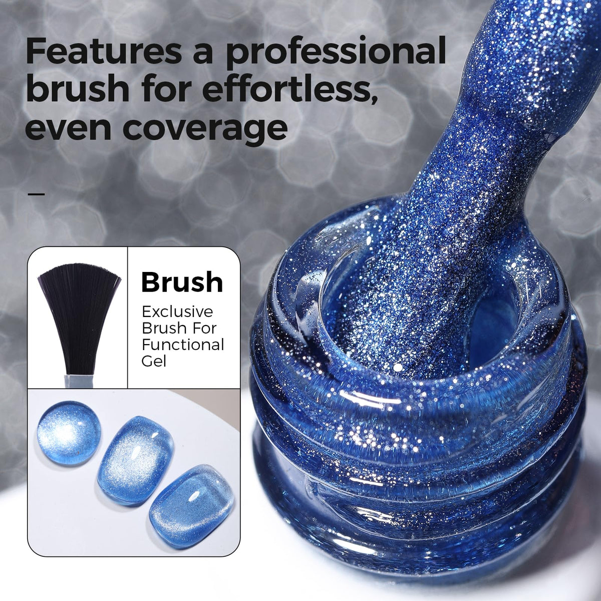 GELLAKTIK finished manicure lifestyle image illustrating glossy results