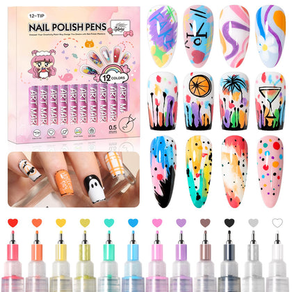GELLAKTIK front packaging showing 12 vibrant pens for easy storage