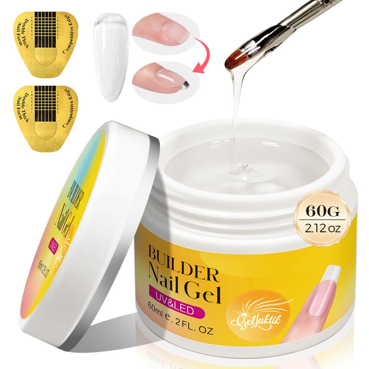 GELLAKTIK front packaging showing 60g jar and included forms for easy reference and value