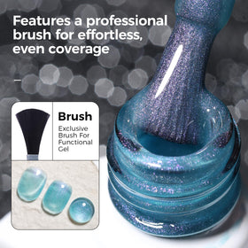 GELLAKTIK at-home manicure setup featuring easy, beginner-friendly magnetic nail art