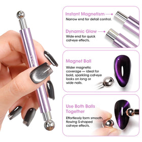 GELLEN 8mm and 10mm ball magnets close detail for variable bead and gradient control