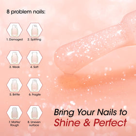 GELLEN bottle cap and label indicating plant-based actives for nail care