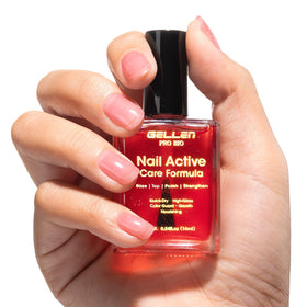 GELLEN front bottle displaying rose mirror finish and instant shine